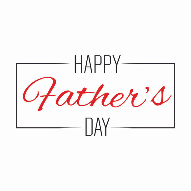 Happy Fathers day - Vector, Image