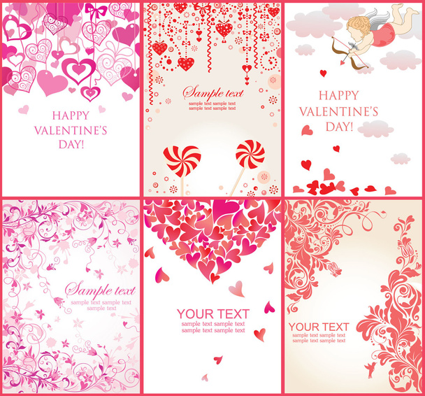 Valentine's banners - Vector, afbeelding