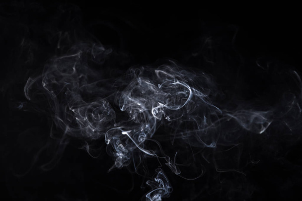 Nuage fumé blanc de bâton d'arôme fumant
 - Photo, image