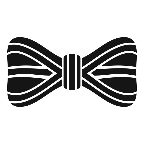 Line bow tie icon, simple style - Vektor, Bild