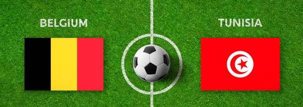 Футбольний матч проти Бельгії Туніс - Фото, зображення