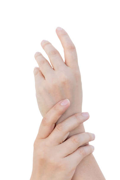 Красиві жіночі руки ізольовані на білому тлі
 - Фото, зображення