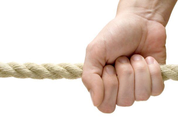 Holding a Rope - Foto, afbeelding