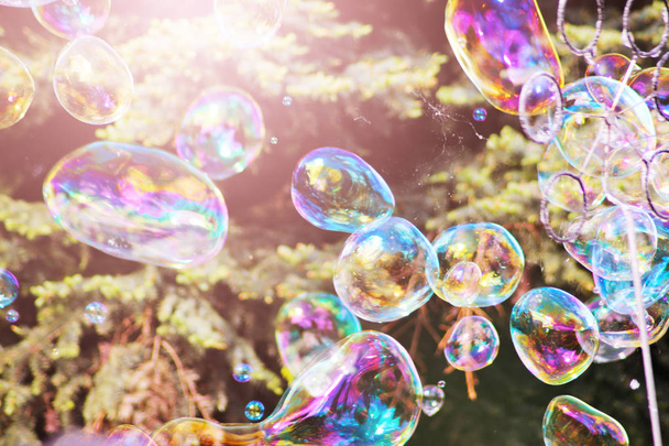 Мыльные пузыри, абстрактный фон смешно
 - Фото, изображение
