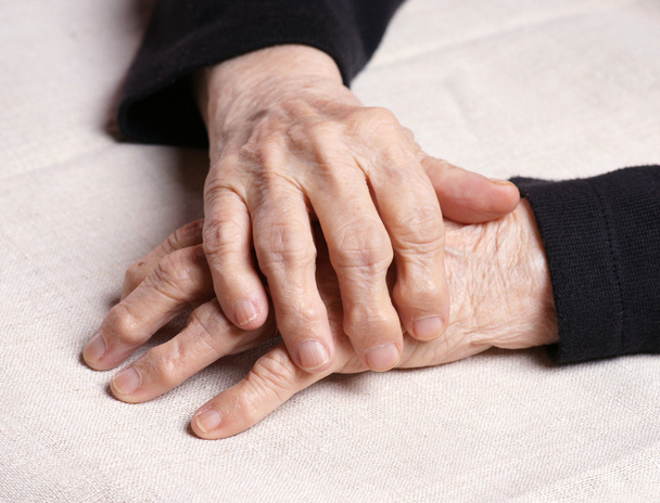 Senior's hands - Zdjęcie, obraz