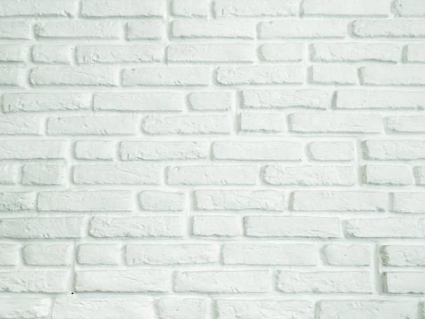 白グランジれんが造りの壁テクスチャ背景。白いレンガの壁の背景テクスチャ - 写真・画像