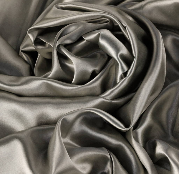 silk fabric in pastel color background texture - Foto, Bild