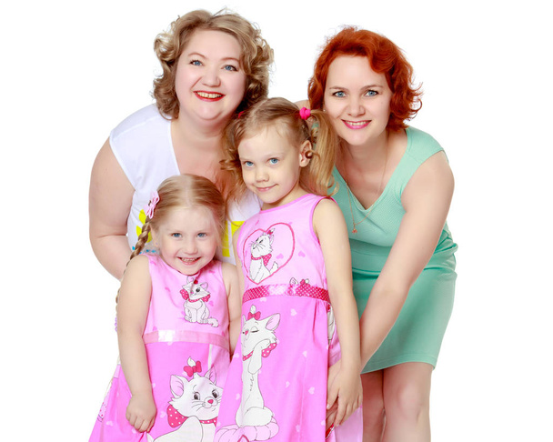 Happy family with young children - Valokuva, kuva