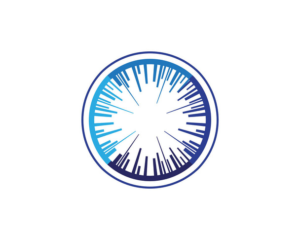 шаблон векторной иконки логотипа звукозаписи
 - Вектор,изображение