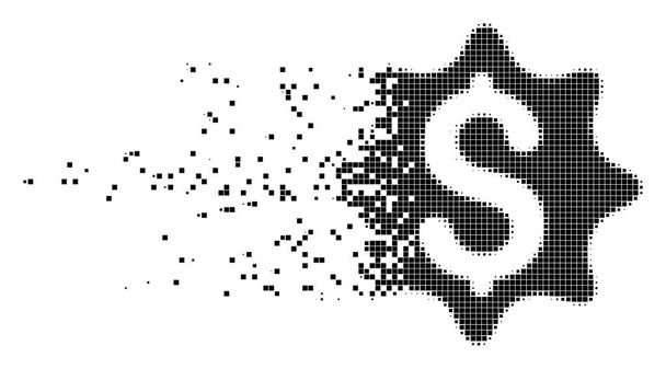 Money Award Shredded Pixel Icon - Vector, Image