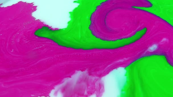 1920x1080 25 Fps. Muy bonito abstracto colorido remolino pintura química reacción fondo textura vídeo
. - Metraje, vídeo