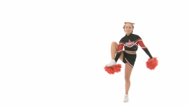 cheerleaderek poza - Materiał filmowy, wideo