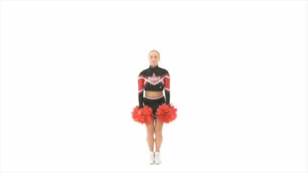 Cheerleader jump up high - Footage, Video