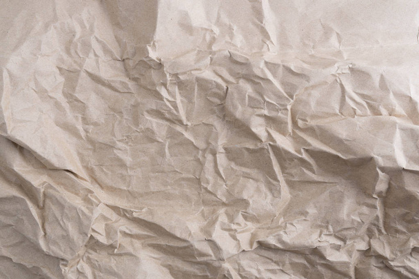 crumpled paper texture recycled paper background - Foto, Imagem