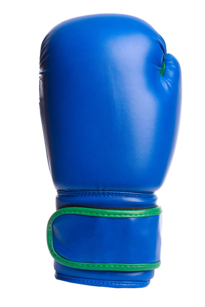 one black boxing mitts on a white background - Foto, Bild