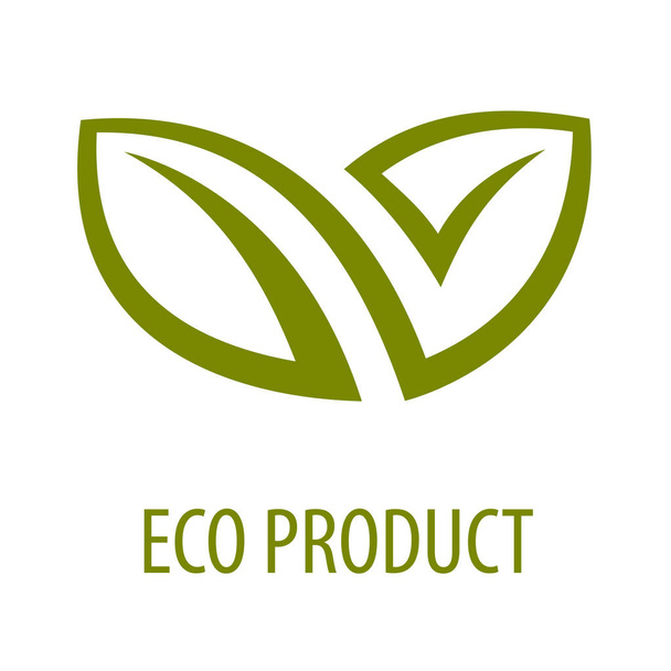 Eco product logo - Vettoriali, immagini