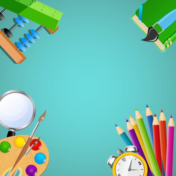 Abstract School Background Vector Illustration - Vector, Image