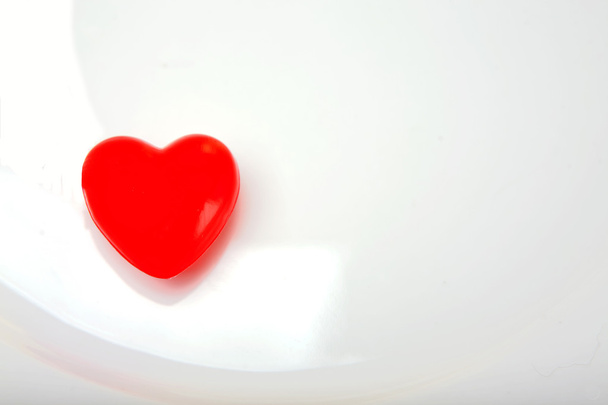 Piros szív Valentin - Fotó, kép