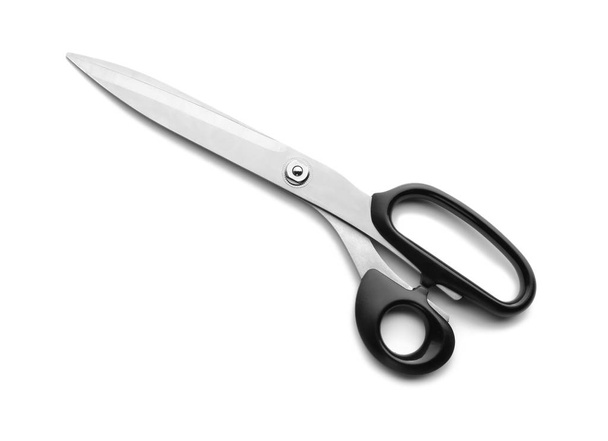 Scissors on white background - Photo, Image