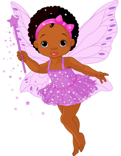 Cute little baby fairy - Διάνυσμα, εικόνα