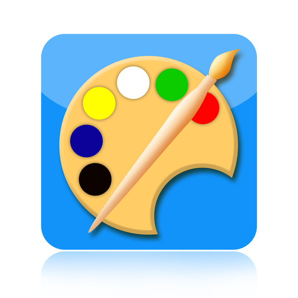 Painting tools icon - Zdjęcie, obraz