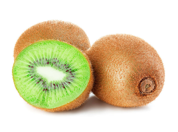 Kiwi fruta primer plano aislado sobre fondo blanco
. - Foto, Imagen