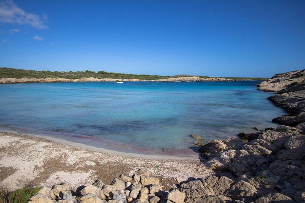 Famous Son Parc beach on balearic island Menorca, Spain - Photo, Image