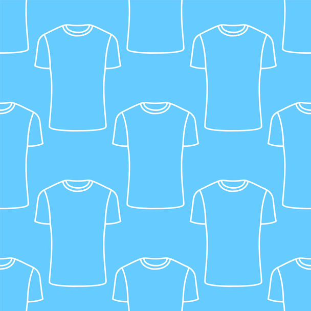 Vector t-shirts pattern. Seamless vector pattern - Vektör, Görsel