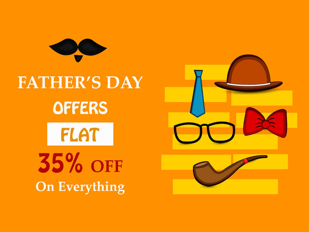 illustration of background for Fathers day  - Vector, Image