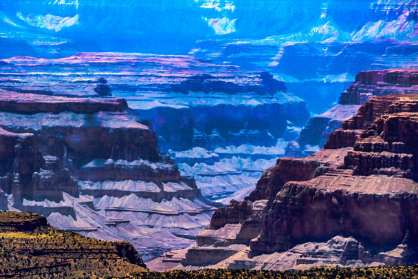 Arizona'daki Büyük Kanyon'un Kuzey Kıyısı - Fotoğraf, Görsel