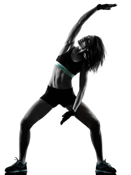 cardio boxing cross core workout fitness exercise aerobics woman - Fotografie, Obrázek
