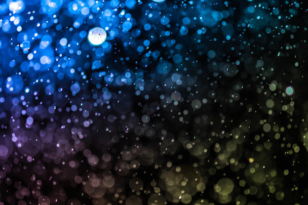 Christmas bokeh background texture abstract light glittering stars on bokeh. glitter vintage lights background - Foto, Imagem