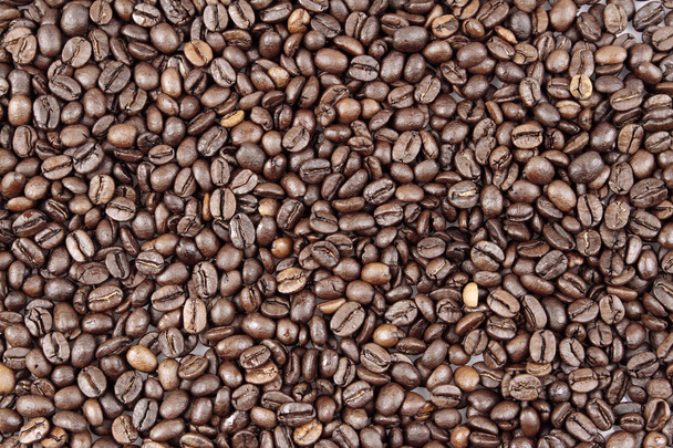 Primer plano de granos de café tostados - Foto, imagen