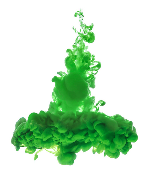 Abstract splash of paint on white background - Foto, imagen