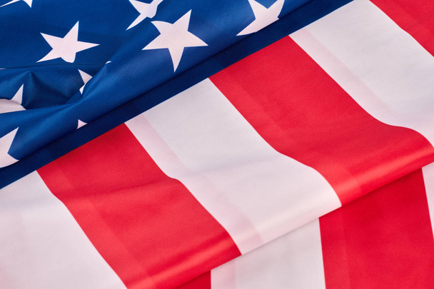 Közelről Usa nemzeti zászlaja. - Fotó, kép