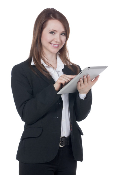 293 businesswoman with tablet - Foto, afbeelding