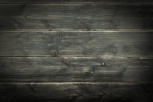 Vieille planche de bois foncé vintage texture de surface cadre vignette horizontale
 - Photo, image