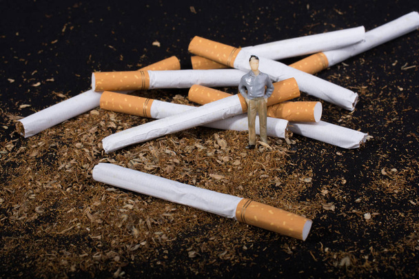 Svět No Tobacco Day plakát pro řekněme zákaz kouření koncept - Fotografie, Obrázek