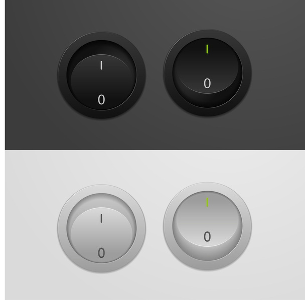 Website Button Set - Vector, Imagen