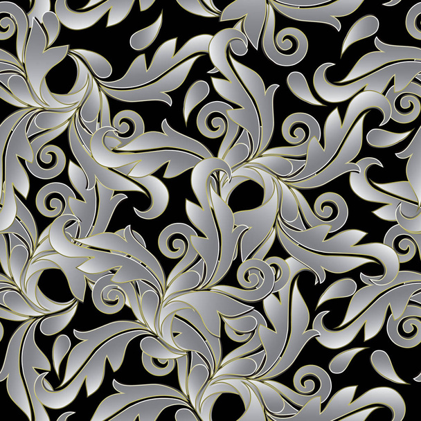 Vecteur damassé baroque motif sans couture
 - Vecteur, image