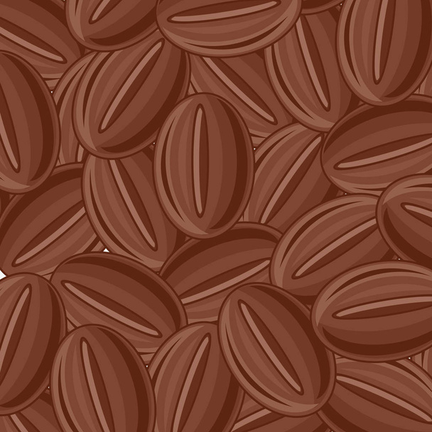Coffee grain background - Vector, Image