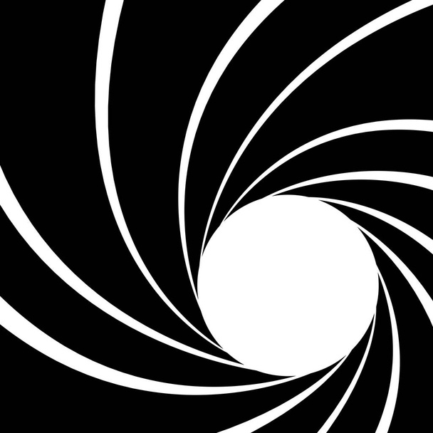 Namlu etkisi bir klasik tema siyah-beyaz, Vector Illustrator - Vektör, Görsel