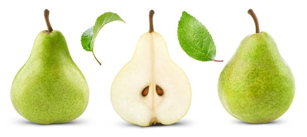 pears with leaf - Foto, Imagen