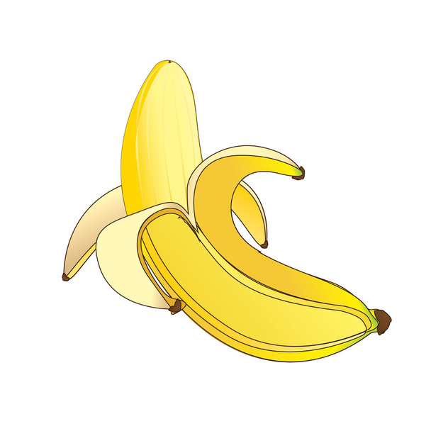Banane - Vettoriali, immagini