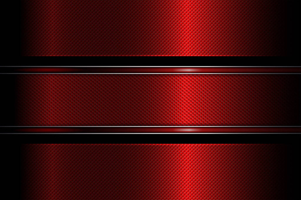 Diseño geométrico en marco rojo, texturizado con bordes brillantes
. - Vector, imagen