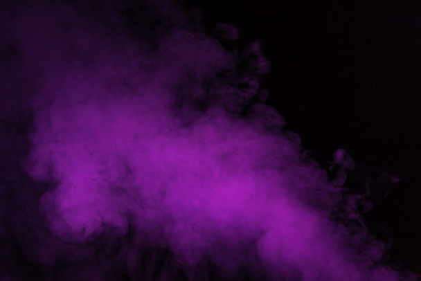 astratto sfondo nero con fumo viola
  - Foto, immagini