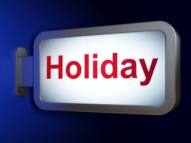 Tourism concept: Holiday on billboard background - Φωτογραφία, εικόνα