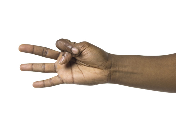 human hand gesturing hand sign - Fotografie, Obrázek