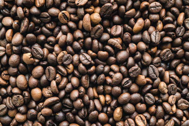 Superficie con granos de café
 - Foto, imagen