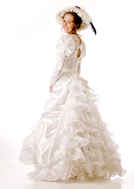 Un abito da sposa di un tempo precedente
 - Foto, immagini